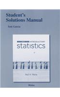 Student Solutions Manual for Introductory Statistics