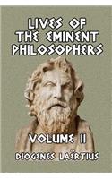 Lives of the Eminent Philosophers Volume II