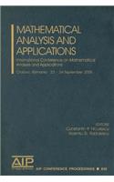 Mathematical Analysis and Applications