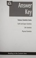 Reading in the Content Area: Science- Famous Scientists Series Answer Key