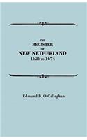 Register of New Netherland, 1626-1674