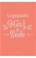 Logopädin Mit Herz & Seele Notizbuch