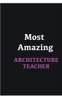 Most Amazing Architecture Teacher