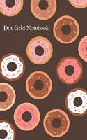 Dot Grid Notebook: Doughnuts; 100 sheets/200 pages; 6 x 9