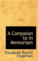 A Compaion to in Memoriam