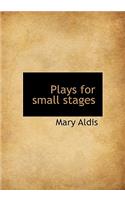 Plays for Small Stages