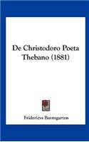 de Christodoro Poeta Thebano (1881)