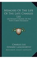 Memoirs of the Life of the Late Charles Lee