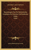 Bemerkungen Uber Die Medicinischen Grundsatze Der Koischen Und Knidischen Schule (1856)