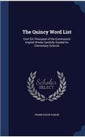 Quincy Word List