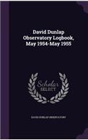 David Dunlap Observatory Logbook, May 1954-May 1955