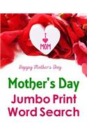 Mother's Day Jumbo Print Word Search