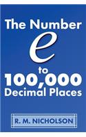 Number e to 100000 Decimal Places