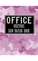 Office Visitors Sign in Log Book