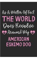 As A Matter Of Fact The World Does Revolve Around My American Eskimo Dog