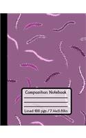 Composition Notebook: Feathers Notebook Perfect For School / College Ruled Paper 100 Pages (7'44X9'69)