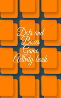 Dots and boxes game activity book