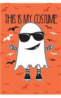 This is my costume: Ghost Halloween Journal