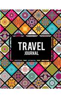 Travel Journal: Mandala Art Design, 2019 Calendar Trip Planner, Personal Traveler's Notebook 8.5" X 11" Travel Log, to Do List