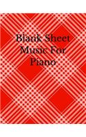 Blank Sheet Music for Piano