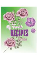 My Favorite Recipes Blank Cookbook