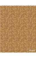 Notebook: Cute coffee notebook, wide ruled Lined Notebook, Composition diary journal notebook, 8.5 x 11 notebook