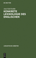 Konkrete Lexikologie des Englischen