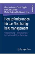 Herausforderungen Für Das Nachhaltigkeitsmanagement
