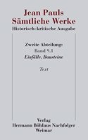 Jean Pauls Sämtliche Werke. Historisch-kritische Ausgabe