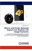 Macro and Femto Network Aspects For Realistic LTE Usage Scenarios