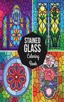 Stained glass coloring book