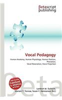 Vocal Pedagogy