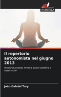 repertorio autonomista nel giugno 2013