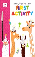 First Activity - Write, Wipe and Clean Book