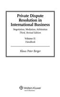 Private Dispute Resolution in International Business
