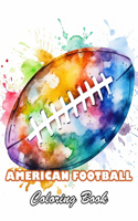 American Football Coloring Book