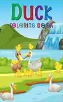 Duck Coloring Book: A Cute Favorite British Animation Coloring Book For Kids Adults Stress Relief Gift!