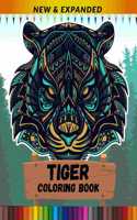 Tiger Coloring Book (New & Expanded): Stress relief Coloring Book For Kids, Boys amd Girls