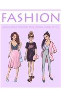 Fashion Coloring Books for Girls Ages 8-12