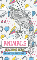 Coloring Book Geometric Patterns Animals