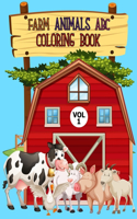 Farm Animals ABC Coloring Book