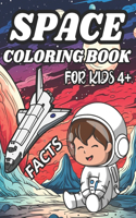 Space Coloring Book for kids ages 4-8