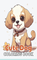 Cute Dog Coloring Book
