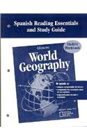 Glencoe World Geography, Spanish Reading Essentials and Study Guide, Workbook