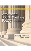 American Social Welfare Policy