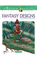 Creative Haven Fantasy Designs Coloring Book