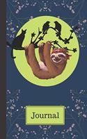 Journal: Cute Sloth Journal for Kids - Lined Sloth Journal (120 pages)