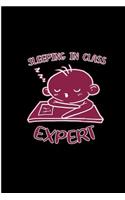 Sleeping in Class: School Perfect Gift Dot Grid Notebook/Journal (6x9)