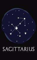 Sagittarius: Sagittarius Constellation Notebook 6x9 Blank Lined Journal Gift