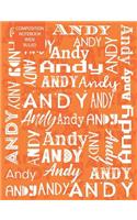 Andy Composition Notebook Wide Ruled